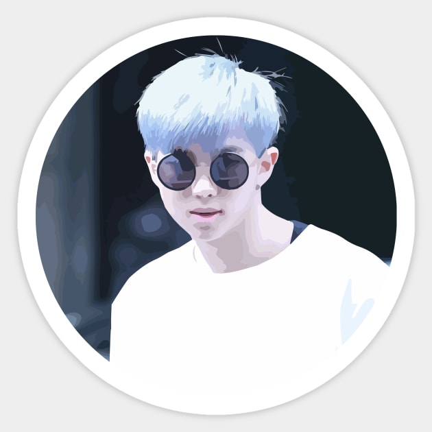 Kim Namjoon Sticker by thereader